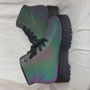 Rainbow Reflective YRU Slayr Boots